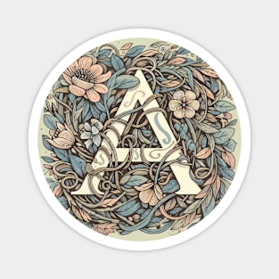 Initial "A" letter Magnet